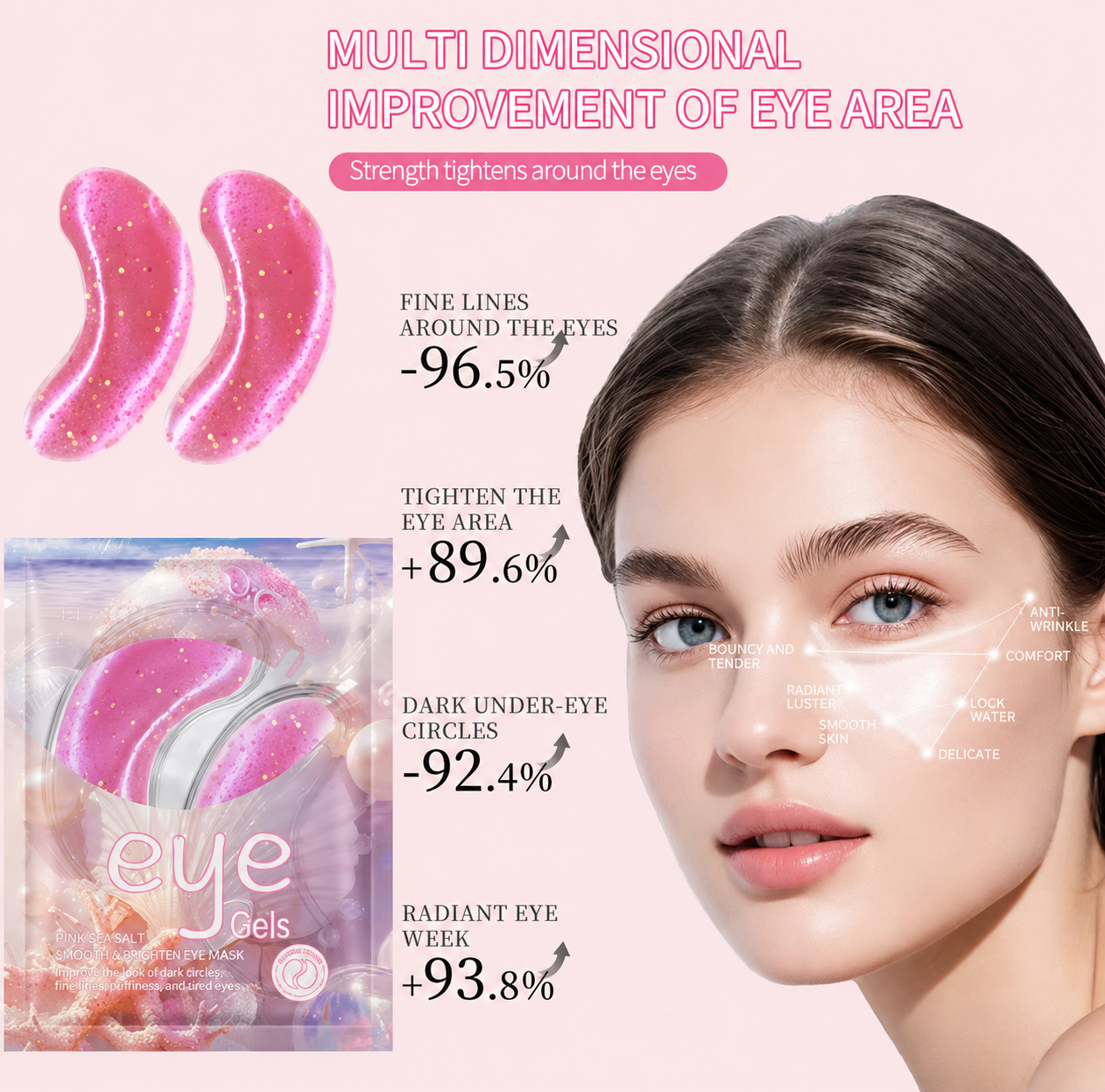 10/30pcs Collagen Eye Mask